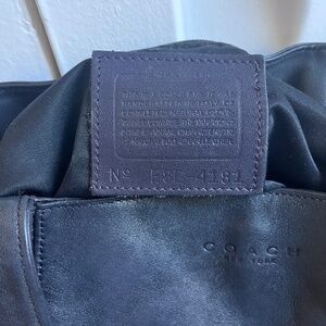 coach lexington tote bucket bag 4181 in ink